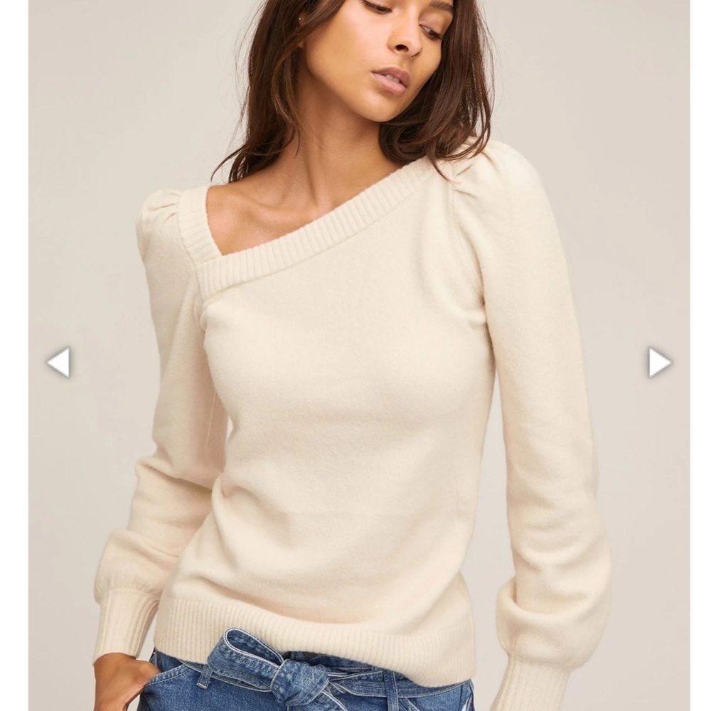 Marissa Webb baby pink Dixie puff sleeve sweater - Picture 2 of 10